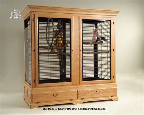 parrot cage wood|parrot cages with perspex sides.